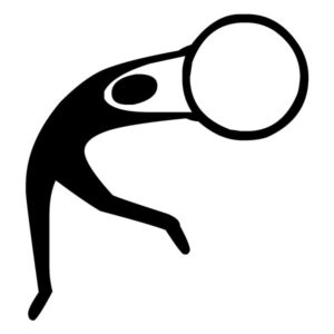 Rhythmic gymnast A LAK 2 m Sports Wall Decal