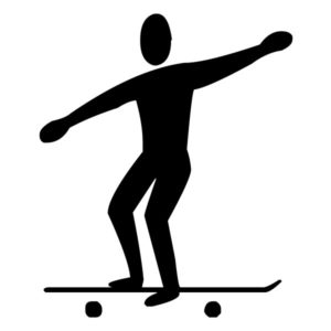 Skate boarder B LAK 2 l Sports Wall Decal