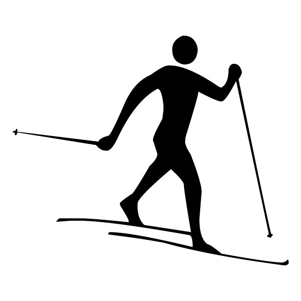 Skier 1A LAK 2 6 Sports Wall Decal