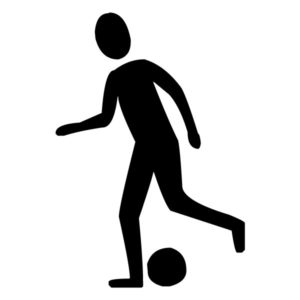 Soccer Player B LAK 2 h Sports Wall Decal