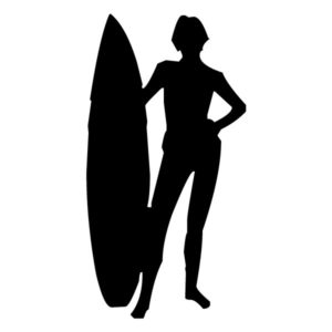 Surfer 1A LAK 28 2 Surfing Wall Decal