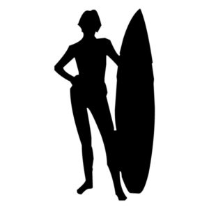 Surfer 1B LAK 28 3 Surfing Wall Decal
