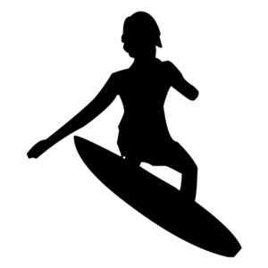 Surfer 2B LAK 28 7 Surfing Wall Decal