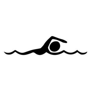 Swimmer A LAK 2 Q Sports Wall Decal
