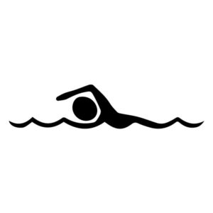 Swimmer B LAK 2 R Sports Wall Decal