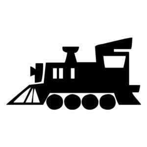 Train Silhouette 2B LAK 11 3 Train Wall Decal