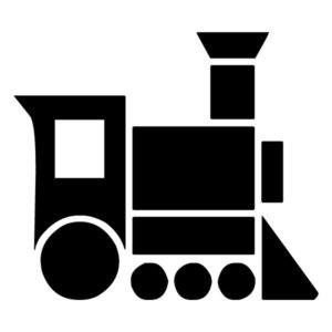Train Silhouette 3A LAK 11 4 Train Wall Decal
