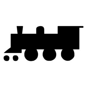 Train Silhouette 4A LAK 11 6 Train Wall Decal