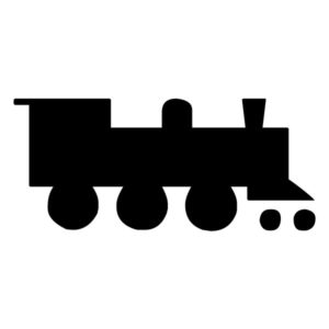 Train Silhouette 4B LAK 11 7 Train Wall Decal