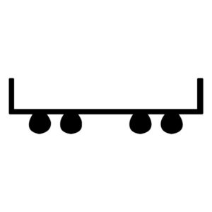 Train Silhouette 5 LAK 11 8 Train Wall Decal
