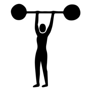 Weight lifter B LAK 2 F Sports Wall Decal