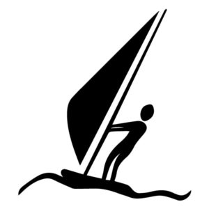 Wind surfer B LAK 2 N Sports Wall Decal