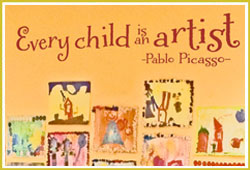 Every Child is an Artist wall Decal