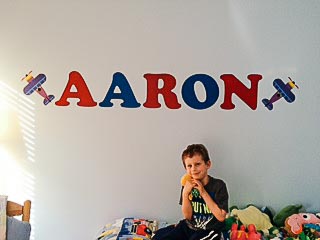Aaron Wall Decal