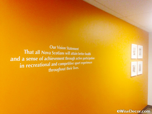 Our Vision Statement Wall Decal