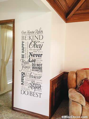Scripture House Rules