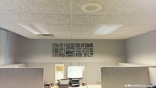 Office Rules Do. Be. Think Wall Decal