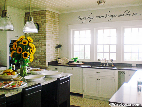 Sunny days, warm breezes and the sea... Wall Decal