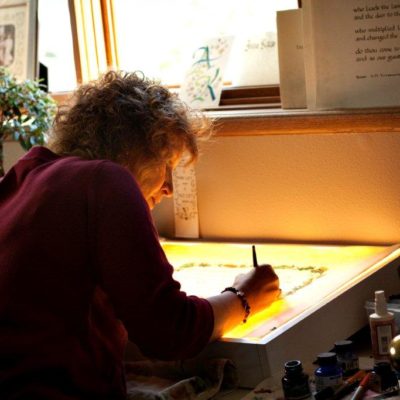 Presenting Calligrapher Anne Kaese