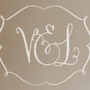 V&L Monogram Wall Decal