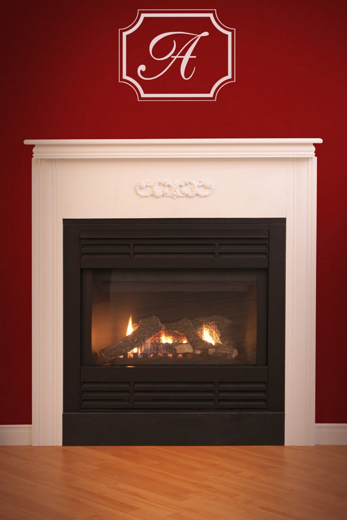 Signet Monogram Wall Decal Signet Monogram Wall Decal