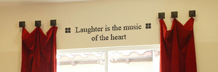Laughter Is The Music Of The Heart Wall Decal Laughter Is The Music Of The Heart Wall Decal