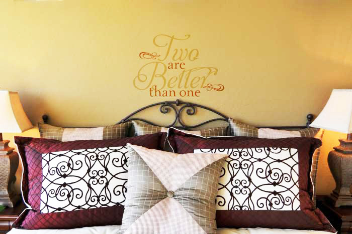 Two are better than one Wall Decal Two are better than one Wall Decal