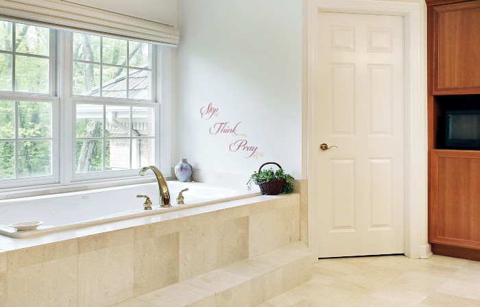 Stop Think Pray Wall Decal Stop Think Pray Wall Decal