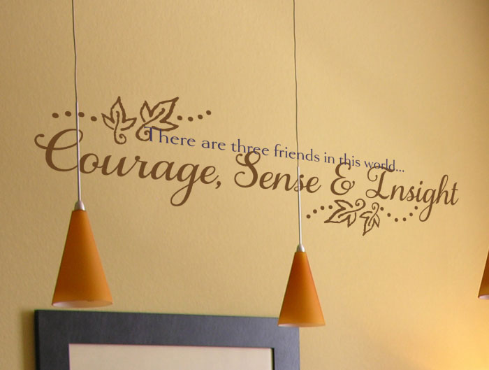 There are three There are three Wall Decal