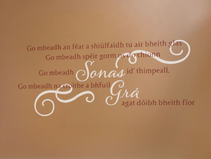 Go mbeadh an Wall Decal Go mbeadh an Wall Decal