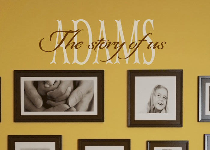 The story of The story of Wall Decal