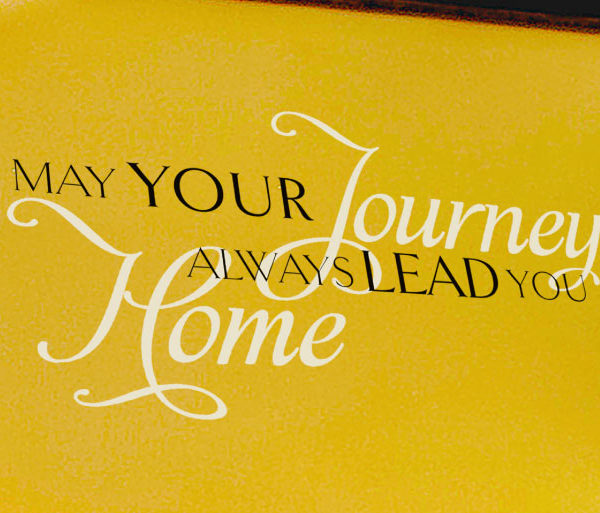 May your Journey Wall Decal