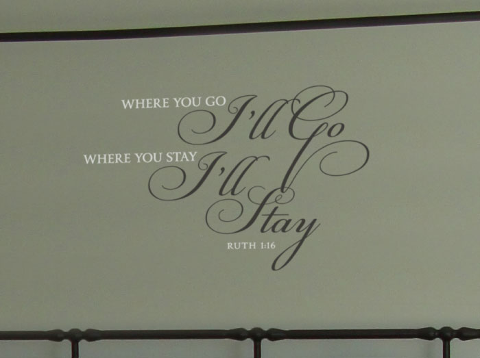 Where you go Wall Decal Where you go Wall Decal