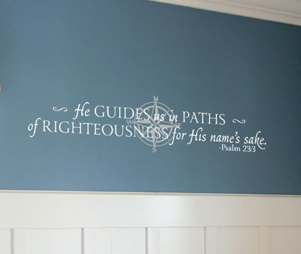 He Guide us Wall Decal