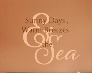 Sunny Days Warm Wall Decal