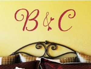 Ampersand Monogram Wall Decal