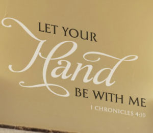 Let your Hand Wall Decal