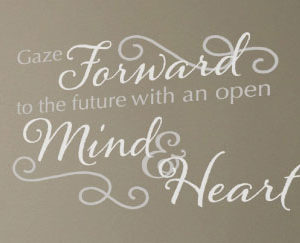 Gaze Forward to Wall Decal