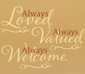 Always loved Always Wall Decal