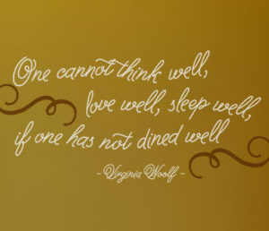 One cannot think Wall Decal