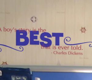 A boy's story Wall Decal