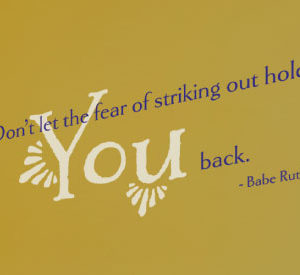 Don't let the Wall Decal