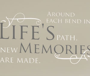 Around each bend Wall Decal