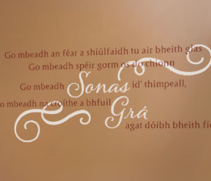 Go mbeadh an Wall Decal
