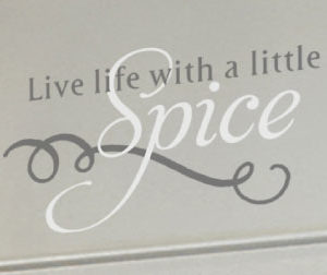Live life with Wall Decal