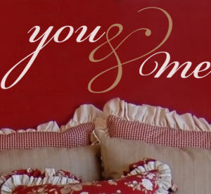 you & me Wall Decal