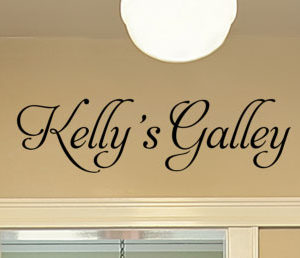 Kelly's Galley Wall Decal