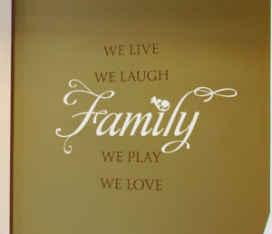 We Live we Wall Decal