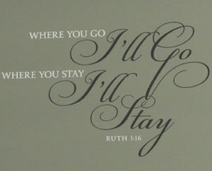 Where you go Wall Decal