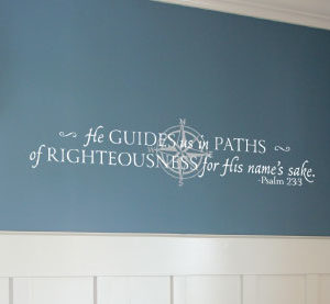 He Guide us Wall Decal